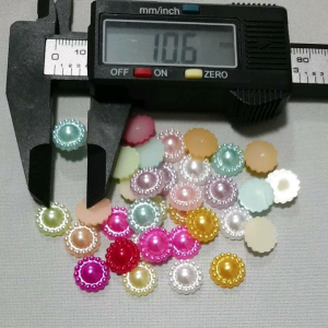 มุกล้อม 10 มิล 50 ชิ้น 100 ชิ้น (มูลคอมพิวเตอร์ บรรจุภัณฑ์) มูลคอมพิวเตอร์ มิตรภาพ คละสี กับ ฝีมือ