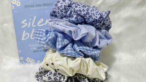 SCRUNCHIES KOREAN CHECKERED COTTON (STANDARD AND OVERSIZED)