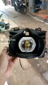 reflektor lampu depan beat karbu biled 4.5inc cr7