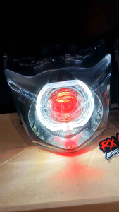 Reflektor Lampu Depan Beat Karbu Modif Biled Proji 2.5inc & 4inc