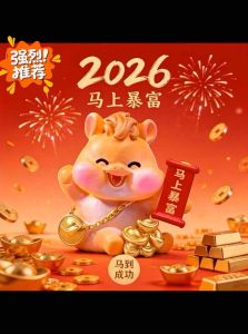 SG Stock 2026 CNY Year of Fire Horse Figurine Cute Mini Lucky Horse Ornament Car Dashboard & Office Desk Decor Chinese New Year Gift