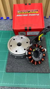 ชุดs4 มัดไฟ+ล้อแม่เหล็กมีแถบปรับองศาในตัวแม่เหล็กใส่110iรุ่นS4รถไม่เกินปี2020มัดไฟs4พร้อมจานไฟS4