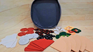 Big 28cm Felt Pizza Pretend Play Set Kids Role Play Cooking Toys Kids Educational Toys Pizza Making Toy Mainan Piza 披萨玩具
