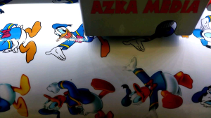 DONALD DUCK Sticker Dinding size 8 cm vinyl white waterproof