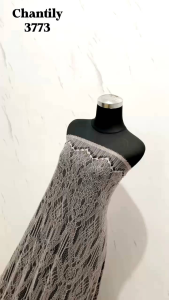 Kain Panel Semi Prancis Chantily - 3773 - GRADE B - Panjang 25 m Lebar 15 m