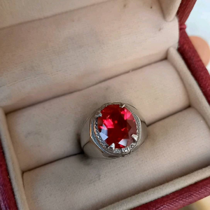Cincin Batu Merah Siam Asli Bangkok Minimalia