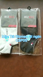 Tất Nam Khử Mùi Hôi Chân Bizmen Csp05 Cổ Ngắn Chất Liệu Cotton Kháng Khuẩn Khử Mùi Cực Kì Hiệu Quả Không Bai Xù