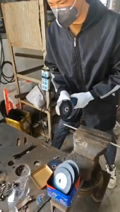 RAM Mata Gerinda potong 4"x1mm super tajam dan awet ( besi / baja / stainlesteel )