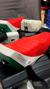 Jok Yankee Camel Motif Italy Original untuk Vespa Excel T5