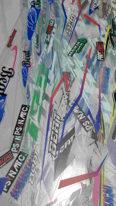 Striping Stiker Transparan Mio M3 / Mio Z Motif Vietnam Style