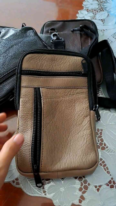 Túi đeo chéo đựng điện thoại Da bò miếng