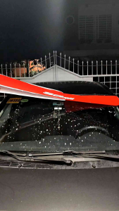 SPOON SPORTS WINDSHIELD BANNER RED WHITE WATERPROOF STICKER FOR CARS SUNSHADE WINDOW DECAL RACING DESIGN VISOR VINYL