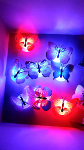 Lampu Hias Kupu Kupu LED Dekorasi Dinding / Butterfly Led