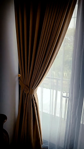 gorden polos gorden blackout lebar 100 tinggi 215 gorden hordeng 6gelembung pintu jendela minimalis