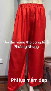 Quần cạp chun mặc với áo dàiáo bà ba