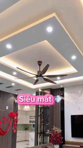 [Động cơ DC inverter-lõi đồng] Quạt Trần Đèn 6 Cánh FT905 6 Cấp Độ Gió 3 Chế Độ Đèn Điều Khiển Từ Xa