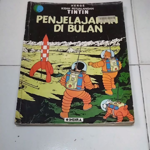 Komik Tintin Indira Penjelajahan Ke Bulan