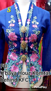 Kebaya Sulam Nyonya Embroidery Traditional Hand Made(S)