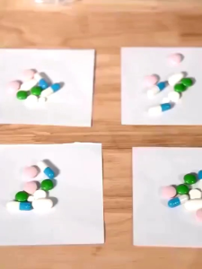 Kotak Penyimpanan Obat Dengan 7 Sekat / Kotak Obat Model Bulat 7 Hari Grid