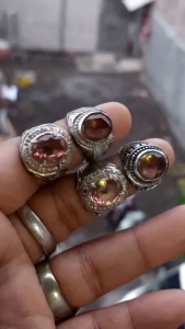 Cincin batu zultanite cange collor 10mm permata berubah warna