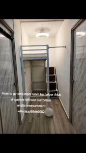 Loft bed customize singapore for helper room/kidsroom