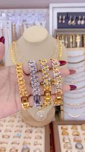 GELANG TANGAN RANTAI MOTIF BEST SELLER Dewasa Remaja Trend Elegan