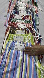 Sara Short Stripe Design