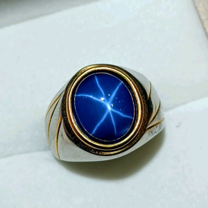 CINCIN BATU AMERICAN BLUE STAR 6 MEWAH DAN ELEGAN