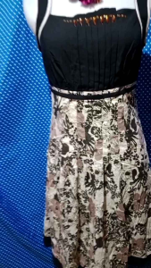 OL (OVERALL) MIDI DRESS HITAM(BUKSUK) 362