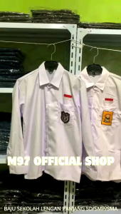 Baju Kemeja Panjang Putih Seragam Sekolah SMP/MTS Bahan Oxford Adem