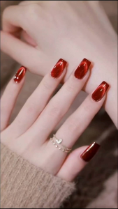 Sơn gel mắt mèo đỏ 8D Gelite siêu đẹp