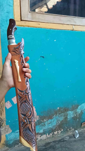 GOLOK Patimura Ukir Mersi Dural Panjang khas asli cibatu Serbaguna Fulltang Baja Per High Quality