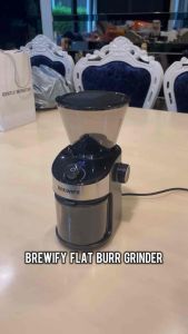 BREWIFY - GX1 Coffee Grinder (Gen 2) เครื่องบดกาแฟไฟฟ้า เฟืองบด Flat Burr พร้อม LED Timer Display