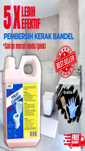 Toilet cleaner (Cairan warna pink) Pembersih kerak kamar mandi dan toilet Zenic 1L
