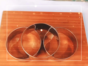 Cetakan ring bulat ring burger cutter stainless steel