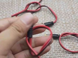 DC socket Power cable for DC 5521 male and female 5.5x2.1mm length 20cm