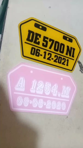 PLAT SEPEDA LISTRIK TAMPILAN ELEGAN