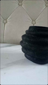 Tempat Lilin Batu Beton Mini Aesthetic