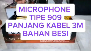 MIC KABEL SONY / MICROPHONE SN 909