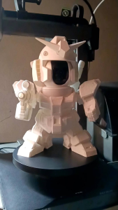 3D Printed GUNDAM Version 2 - Combat Mode CCTV Camera Case