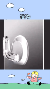 🇲🇾Readystock🇲🇾 Never Rust Self Adhesive Strong Magic Hook Sticky Hook Wall Hook 牛角钩 透明无痕挂钩 永不生锈