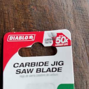 Diablo 4 in. 6 TPI Carbide T-Shank Jig Saw Blade for Fiber Cement and Plaster