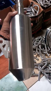 Knalpot Trail Polos/Laser Nama Leher Bending KLX 140 KLX 150 CRF 150L WR 155 DTRACKER 150