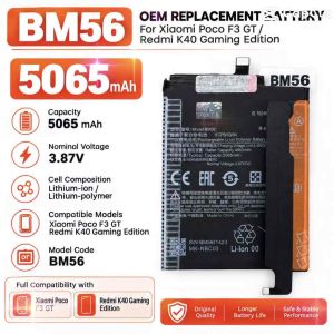 BM56 5065mAh Replacement Battery for Xiaomi Poco F3 GT Redmi K40 Gaming Edition M2104K10I