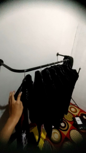 Celana Skena Anak Tanggung Laki Laki Perempuan Sweatpants Usia 5-13 Tahun Baggy Bahan Fleece Hitam