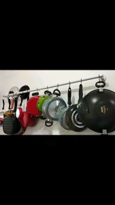 Rak Dapur Gantungan Alat Masak Serbaguna 120cm & 90cm Bahan Besi Kuat Kokoh