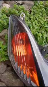 Reflektor Lampu Sen Sein Mio Smile Smoke Hitam & Soket Lampu Sen Depan Mio Smile Custom Smoke Hitam Oren