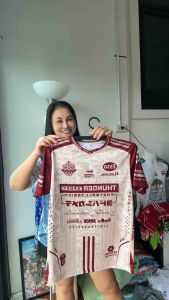 เสื้อกีฬา TD-02 เสื้อพิมลายตัวใหม่ พร้อมส่ง หน้าตัว คอวี ชาย หญิง