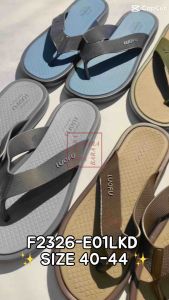 Luofu Sandal Jepit Karet Impor Empuk Ringan Pria Laki F2326-E01LKD (U3)
