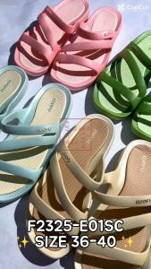 Luofu Sandal Selop Empuk Garis Silang Z Wanita F2325-E01SC (Q4)